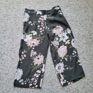 Loft Floral Palazzo Pants Size Pettie Large